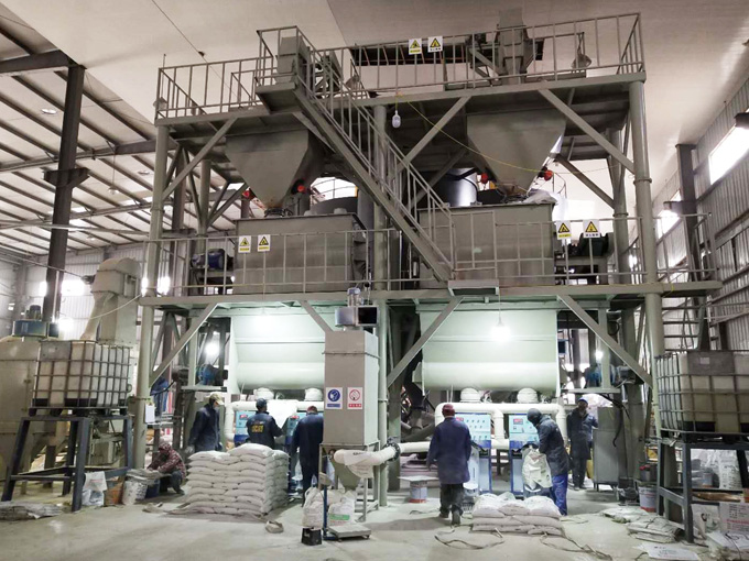 道路交通標線涂料雙生產(chǎn)線客戶案例